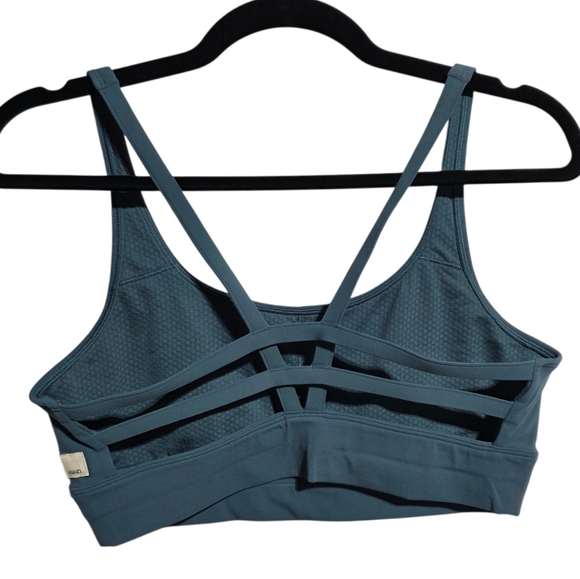 EUC VUORI YOSEMITE LONGLINE SPORTS BRA TIDAL GREEN SZ S - Picture 4 of 5